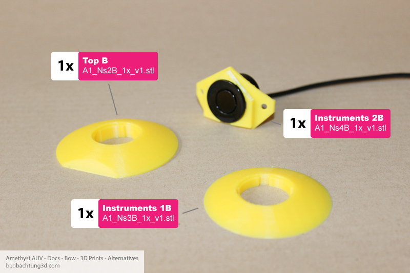 Amethyst AUV - Bow 3D Prints 2