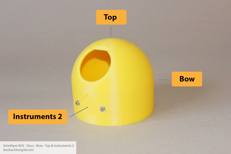 Amethyst AUV Bow - Instruments