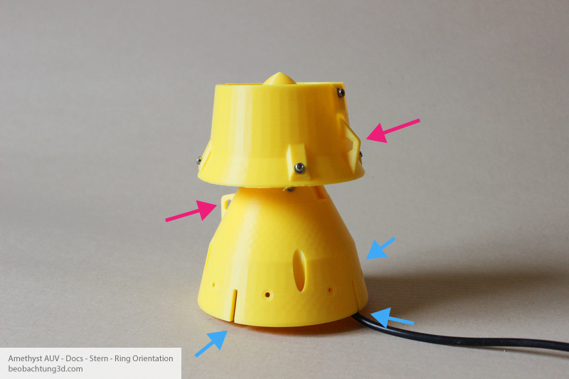 Amethyst AUV Stern - Ring Orientation