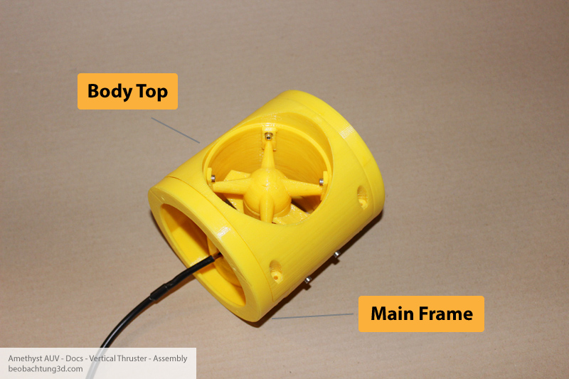 Amethyst AUV V-Thruster - Final Assembly