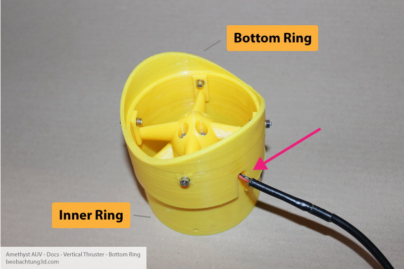 Amethyst AUV V-Thruster - Bottom Ring