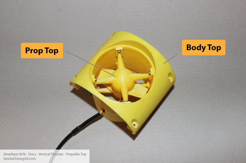 Amethyst AUV V-Thruster - Prop Top