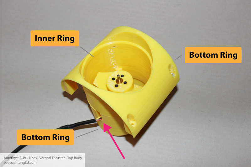 Amethyst AUV V-Thruster - Body Top